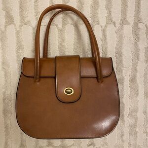 Vintage Swedish leather bag (Brandahl)